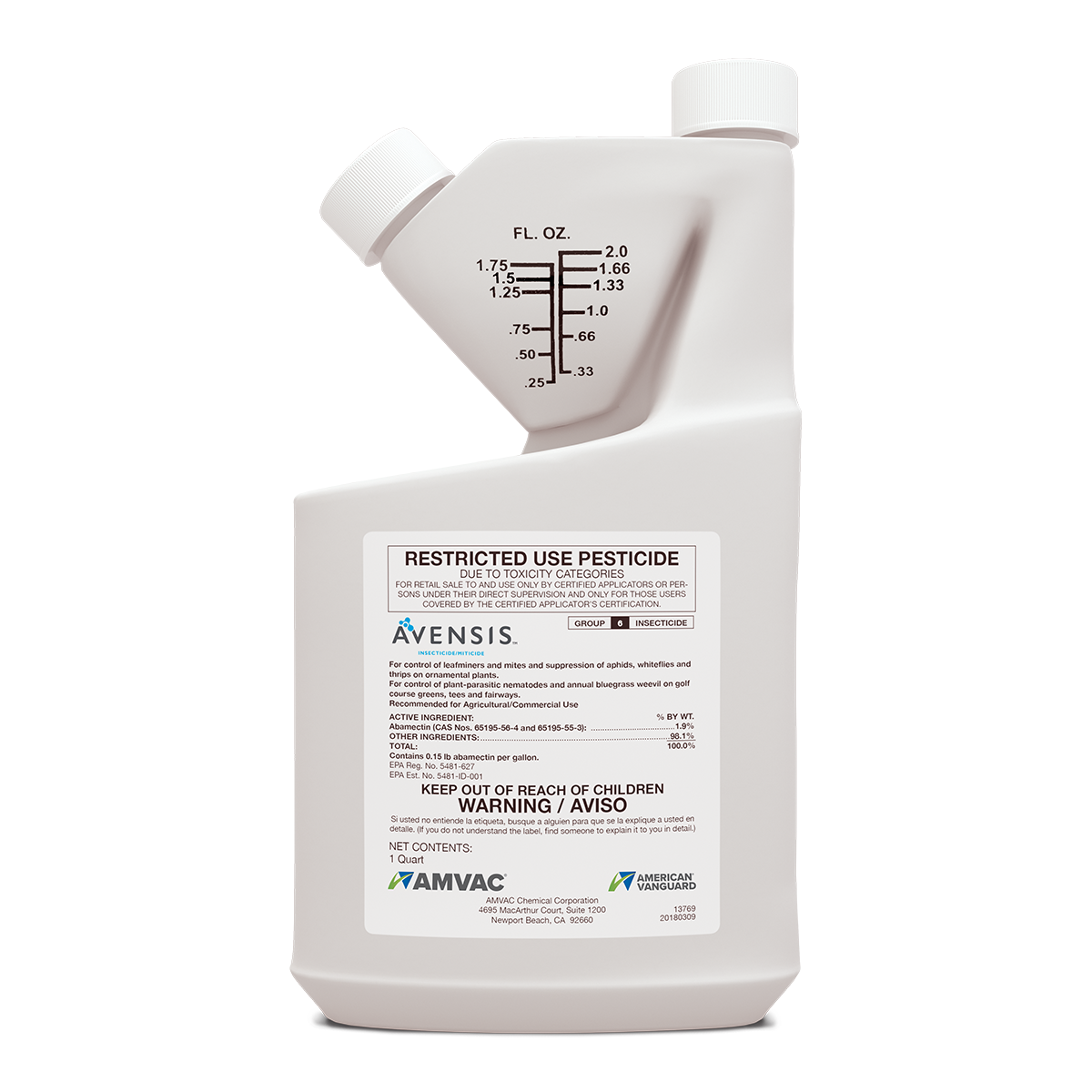 AVENSIS® INSECTICIDE/<wbr>MITICIDEProduct Image